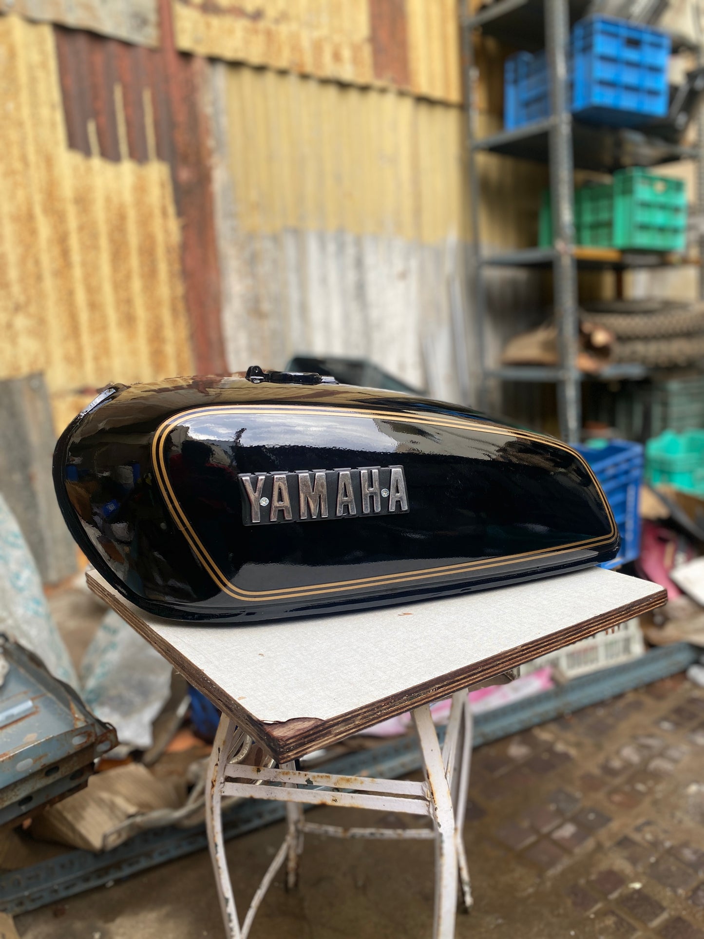 RX 100 petrol tank - BLACK