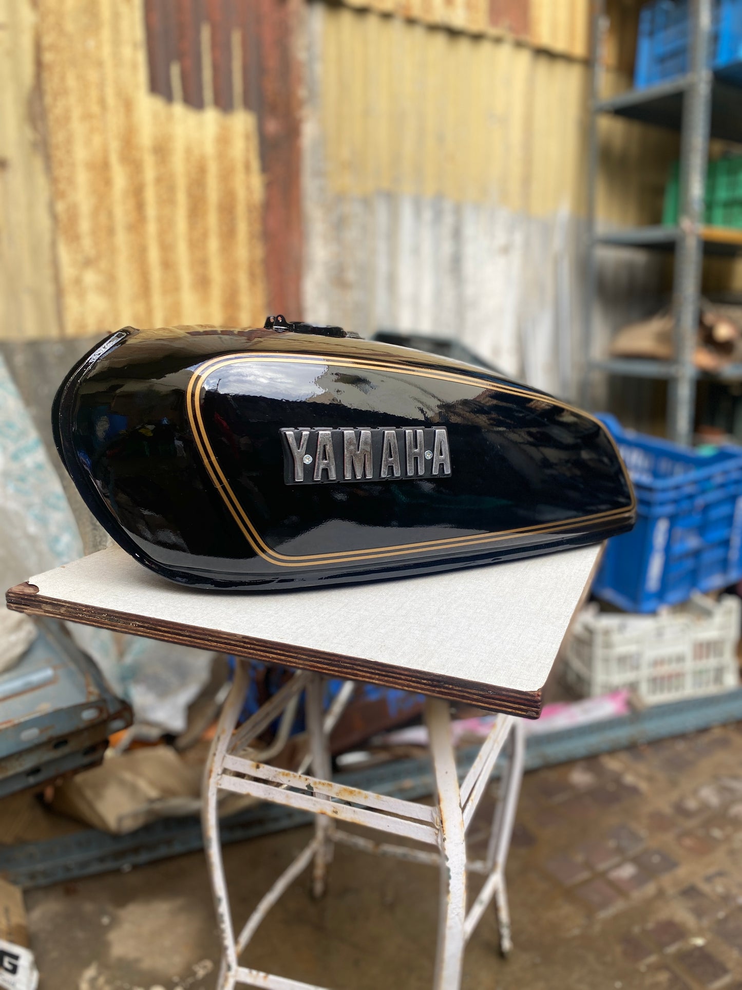 RX 100 petrol tank - BLACK