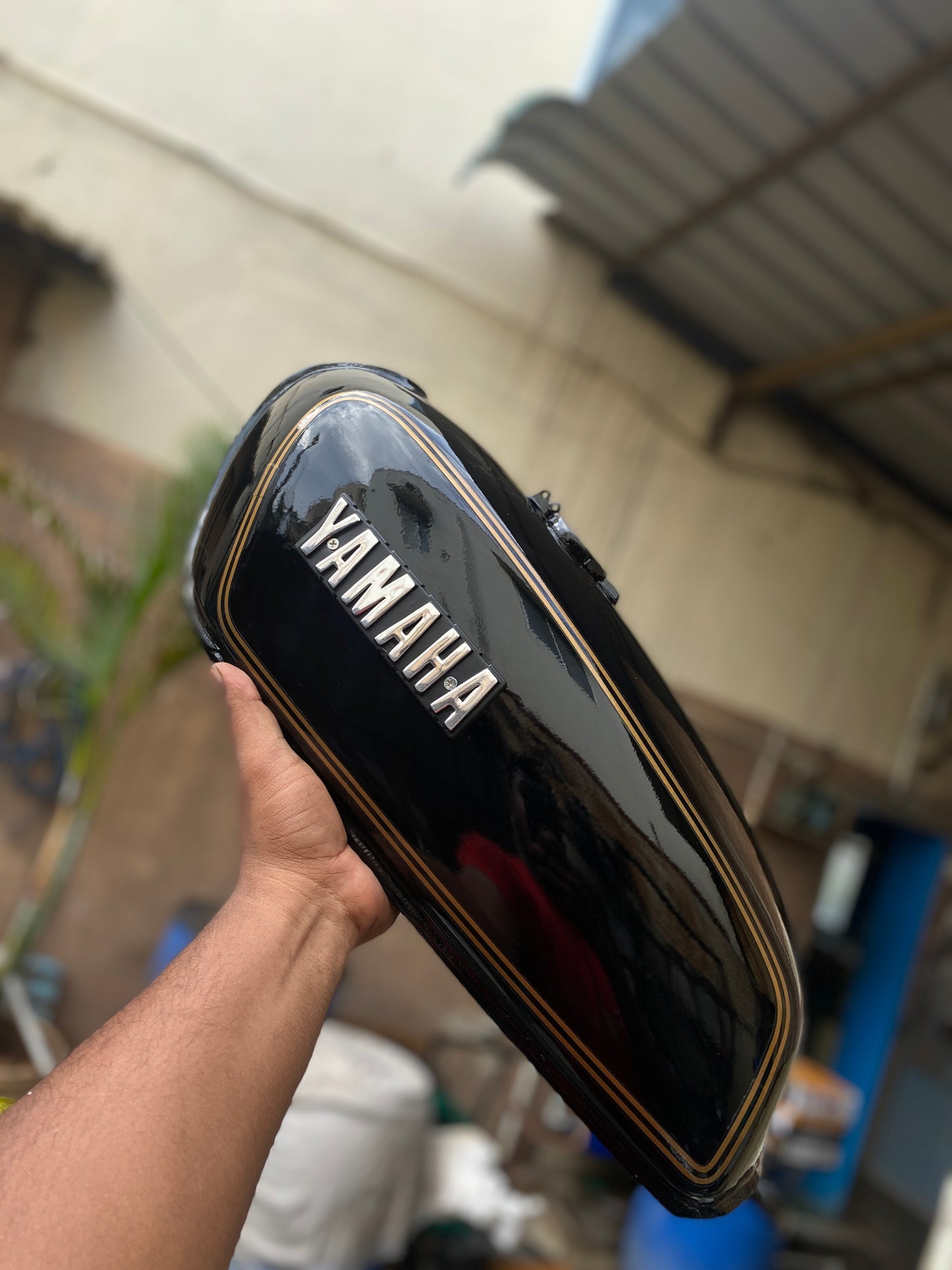 RX 100 petrol tank - BLACK