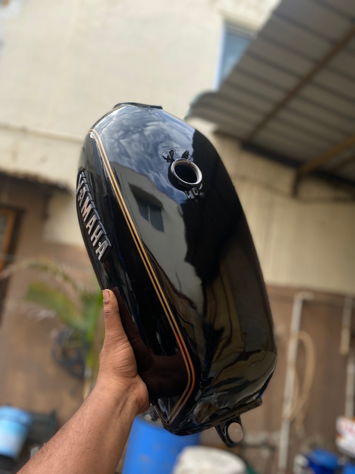 RX 100 petrol tank - BLACK