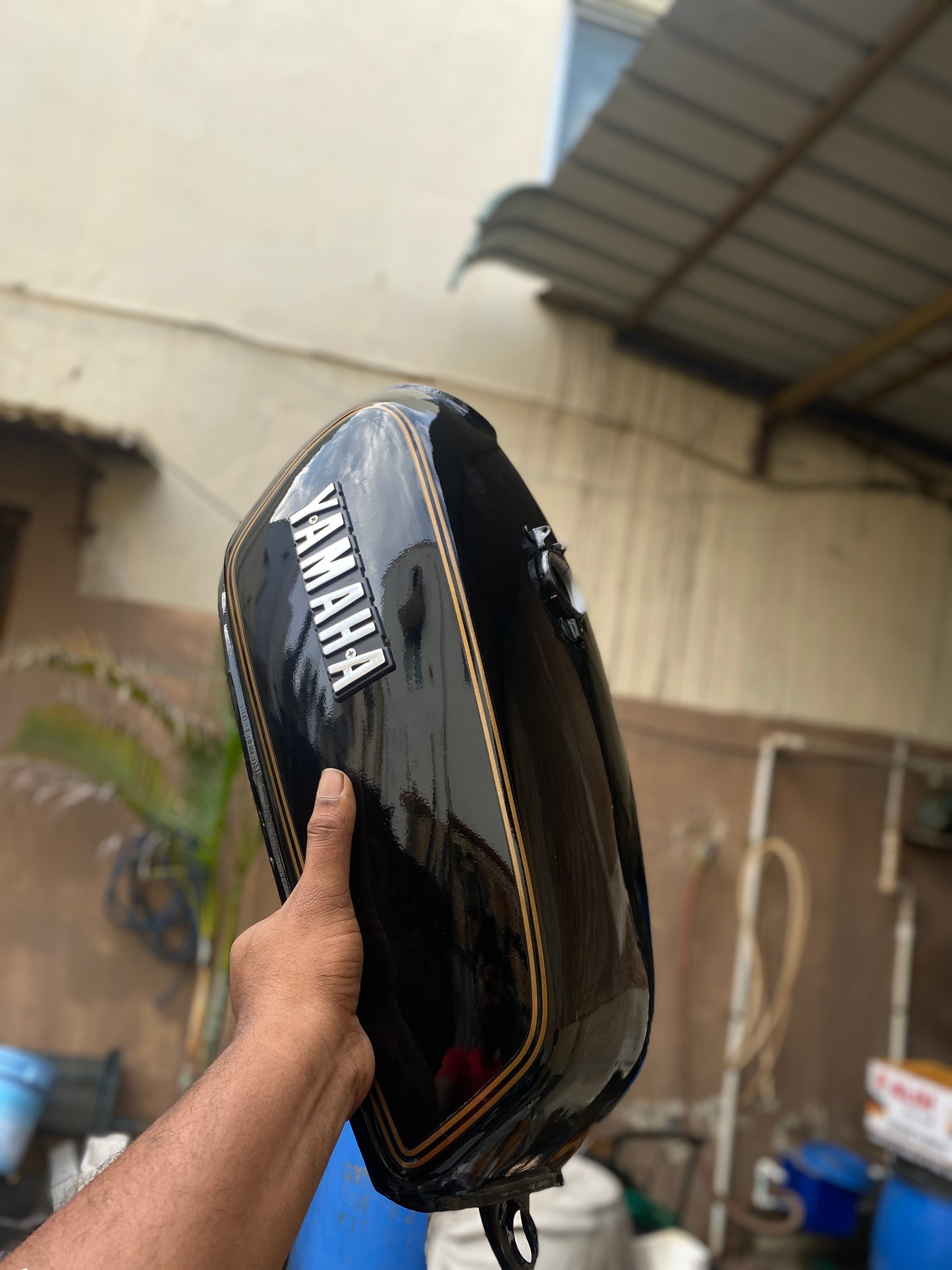 RX 100 petrol tank - BLACK